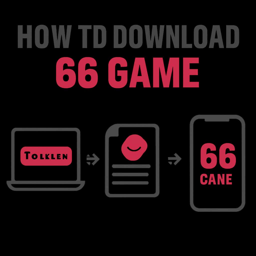 An educational diagram on downloading 66 Game.